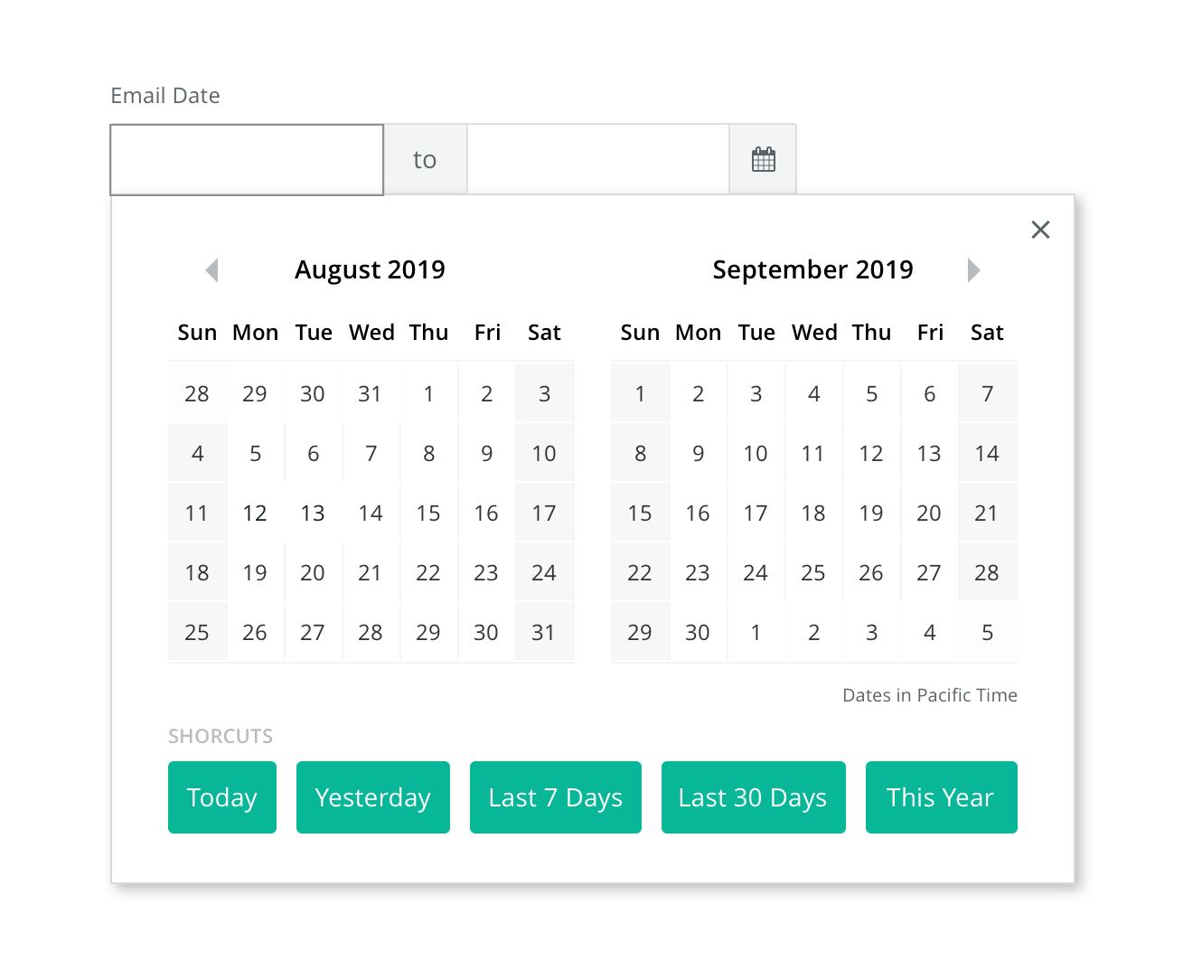 Calendar   WIth Input   Alt